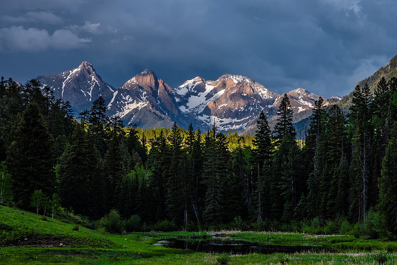 Storm Light On The Needles Range