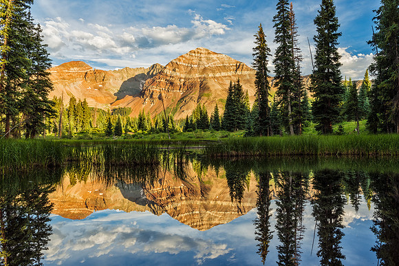 Hesperus Peak Mirrored
