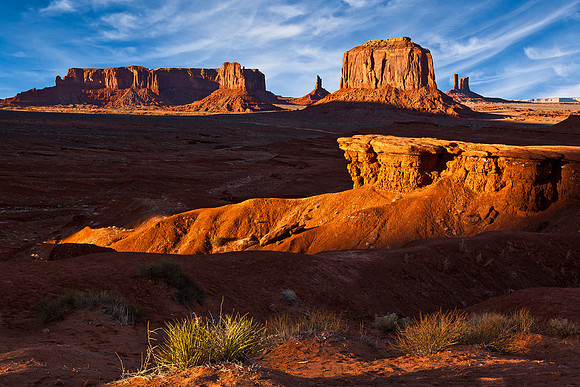 Monument Valley Shadows