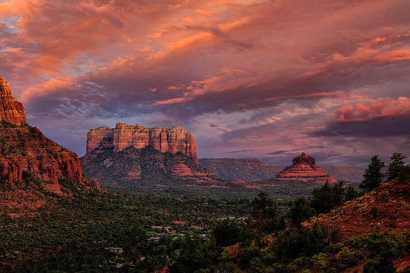 Sunset Over Sedona