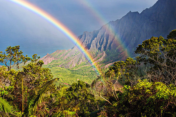 Kalalau Valley Rainbow