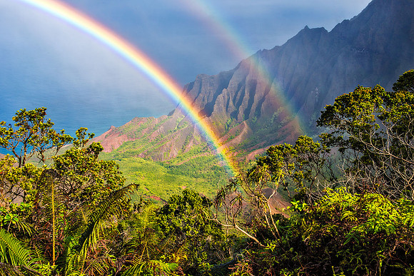 Kalalau Valley Rainbow