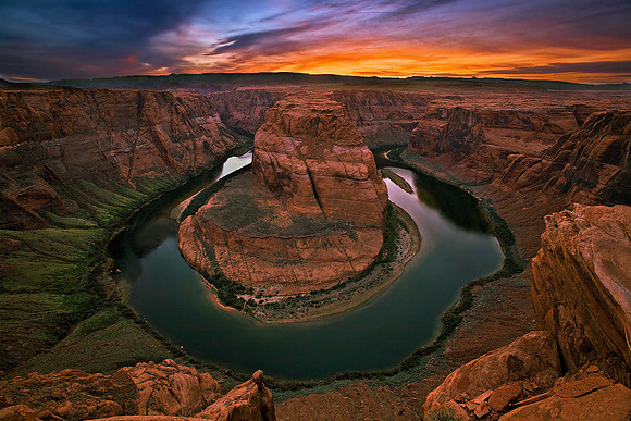 Sunset at the Bend