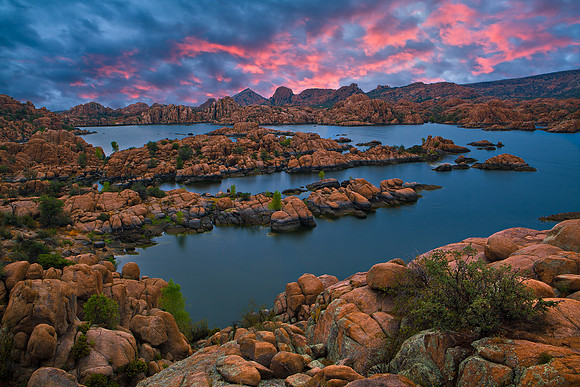 Watson Lake Sunset