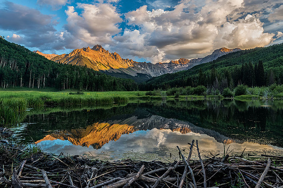 Mt. Sneffels Mirrored
