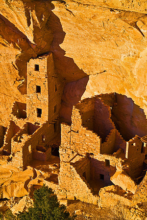 Square Tower House Ruins