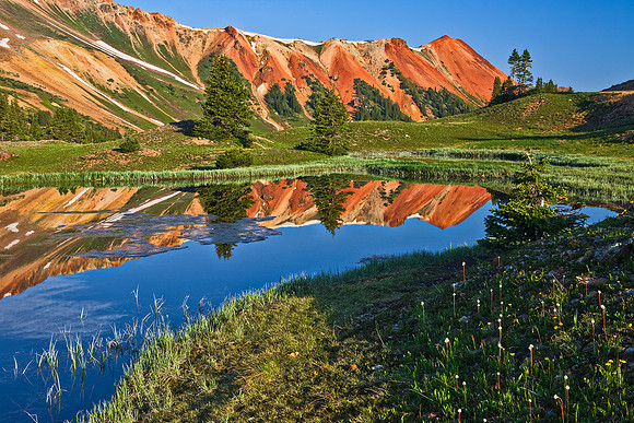 Red Mountain Reflection